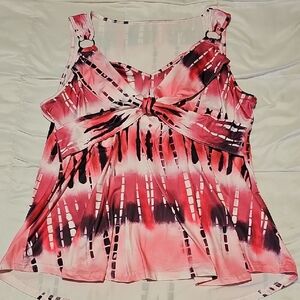 Pink Tie-Dye Women's Top